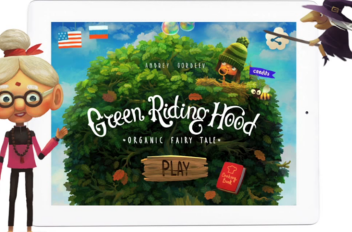 Cappuccetto Verde app per tablet con storia rivisitata e giochi